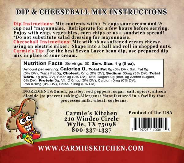 Manana Mexican Dip & Cheeseball Mix - Image 2