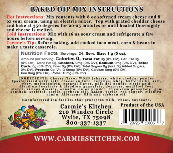 Baked Enchilada Baked Dip Mix - Image 2