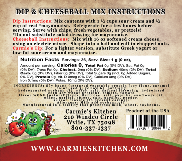 BLT Dip & Cheeseball Mix - Image 2