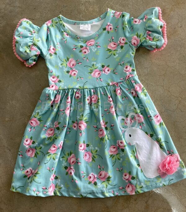 Easter Bunny Little Girls Dress