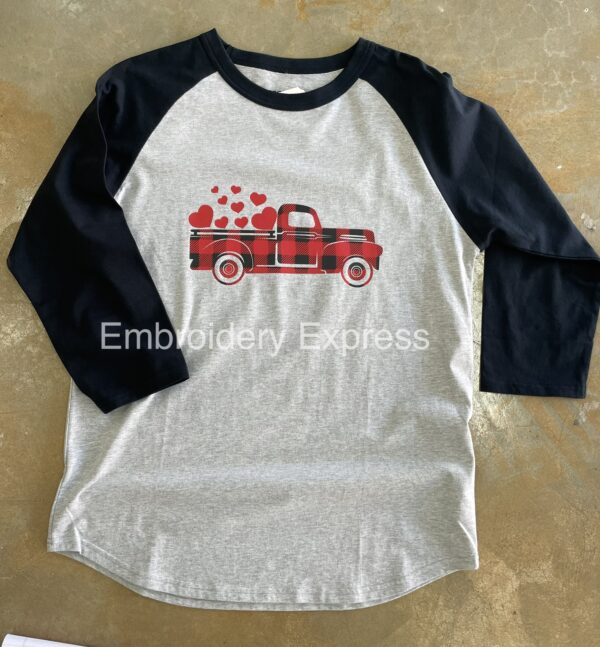 Valentine Truck 3/4 sleeve raglan