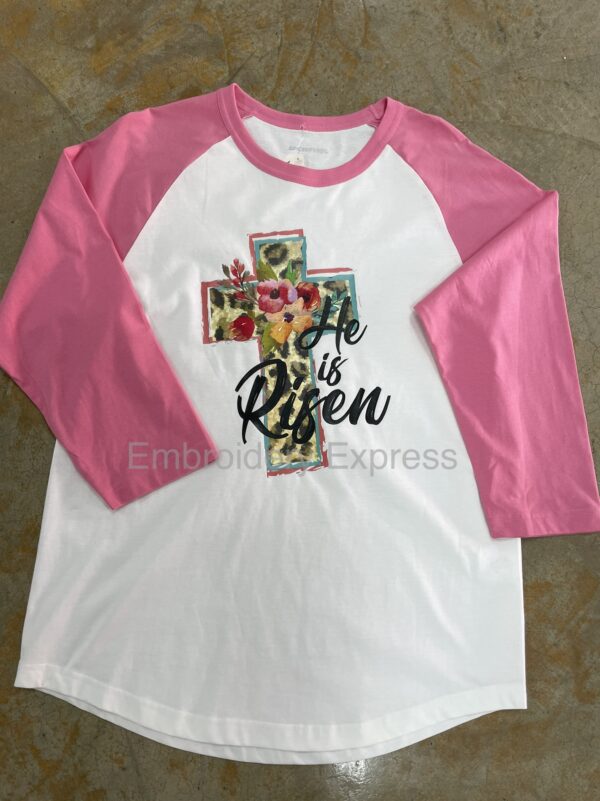 He is Risen 3/4 Sleeve Raglan